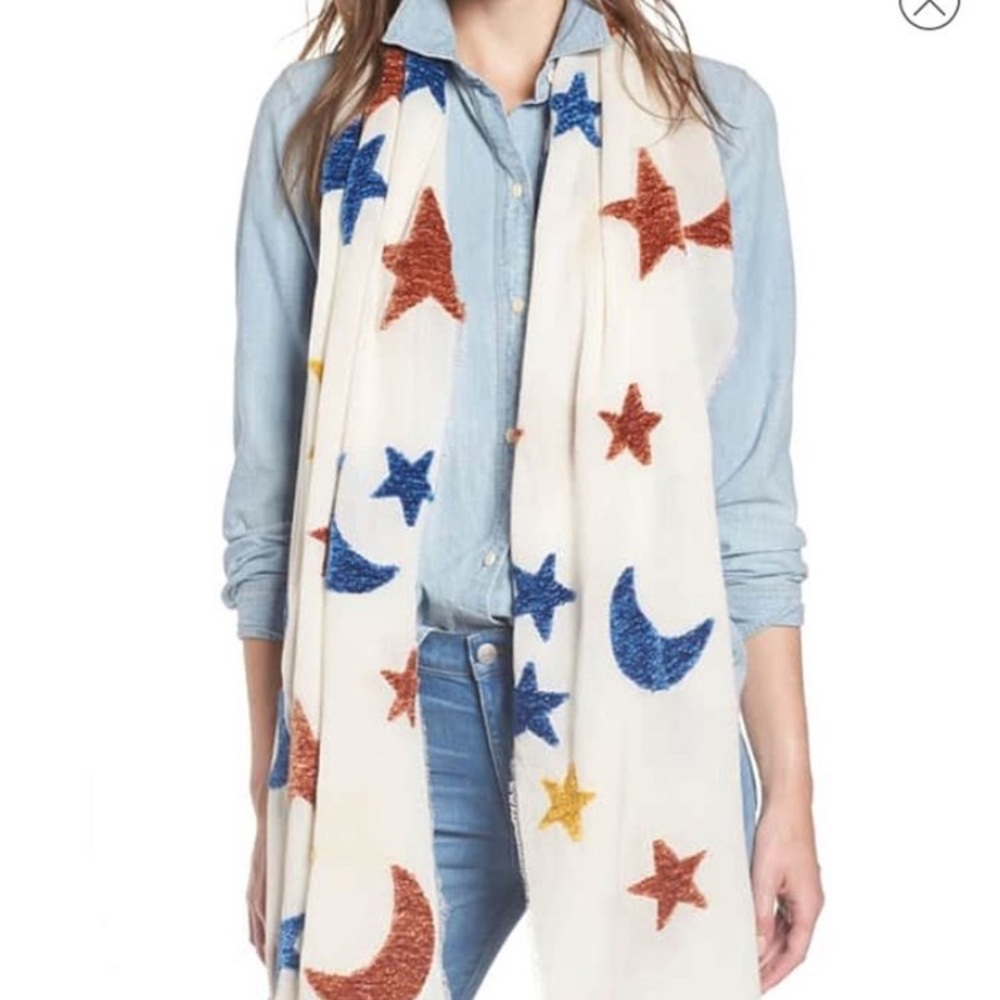 NWOT Madewell Starry Night Chenille Scarf